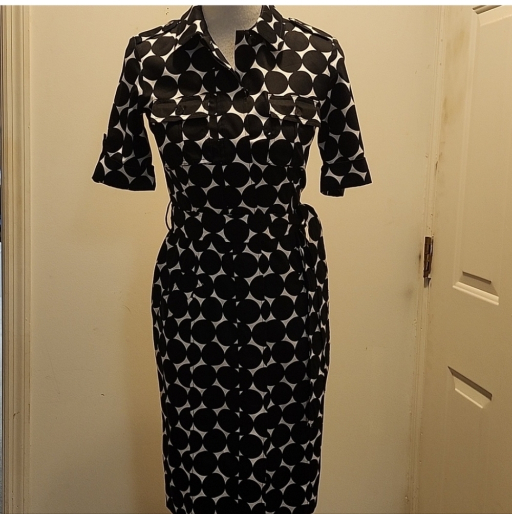 Marvin Richards Shirt Dress Size 2 elegant stretchy